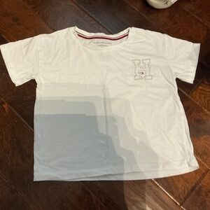 Tommy Hilfiger white large girls shirt